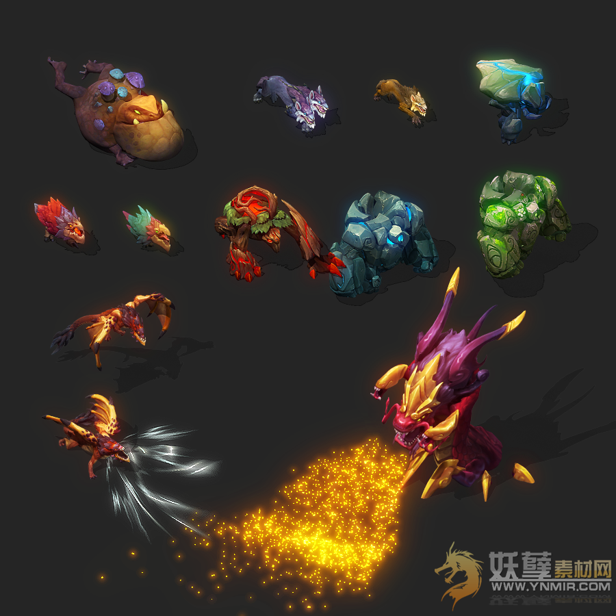 来自妖孽的联盟高清怪物素材